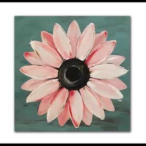 🌸 Pink Flower Canvas